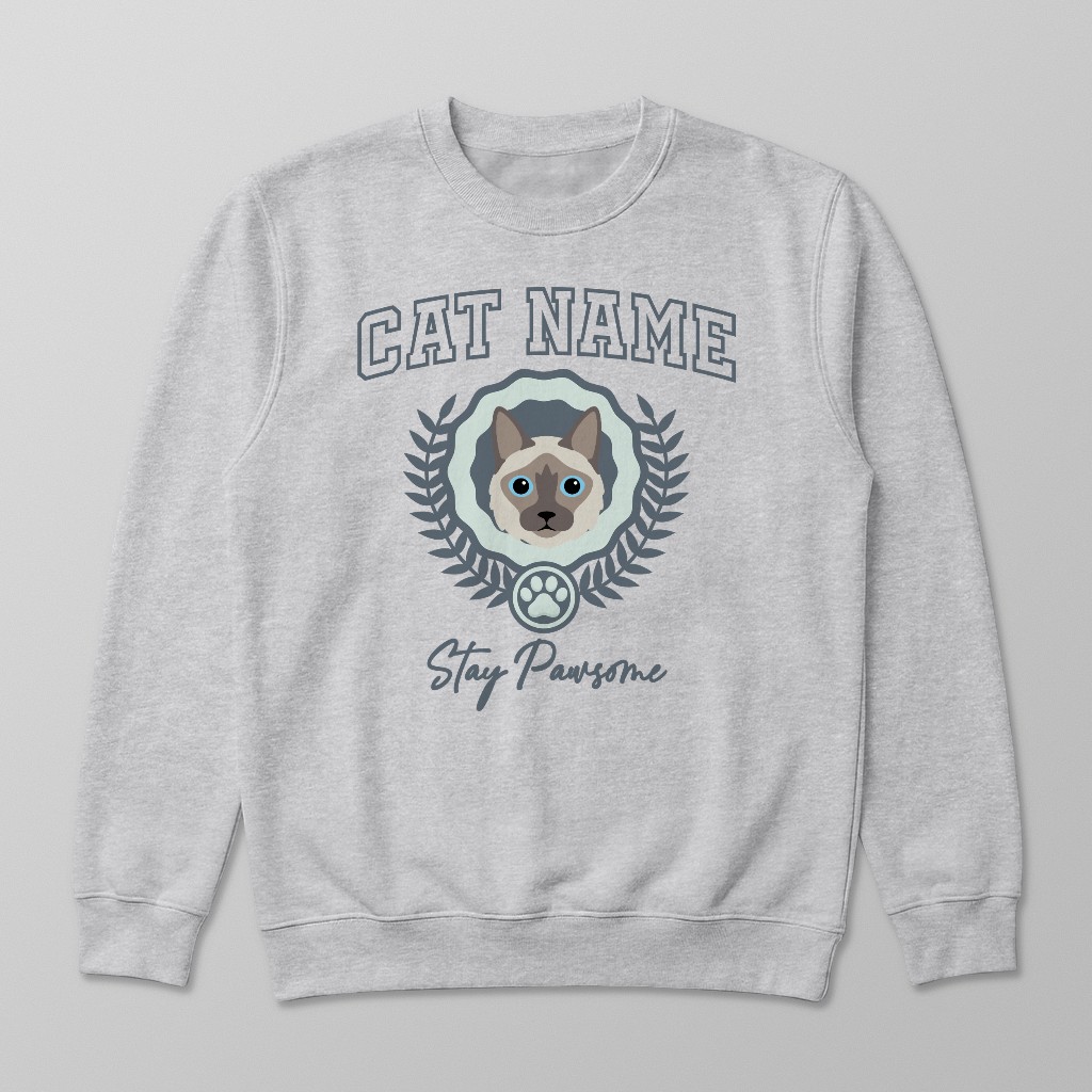 Stay Pawsome: Personalized {breedFullName} Sweatshirt