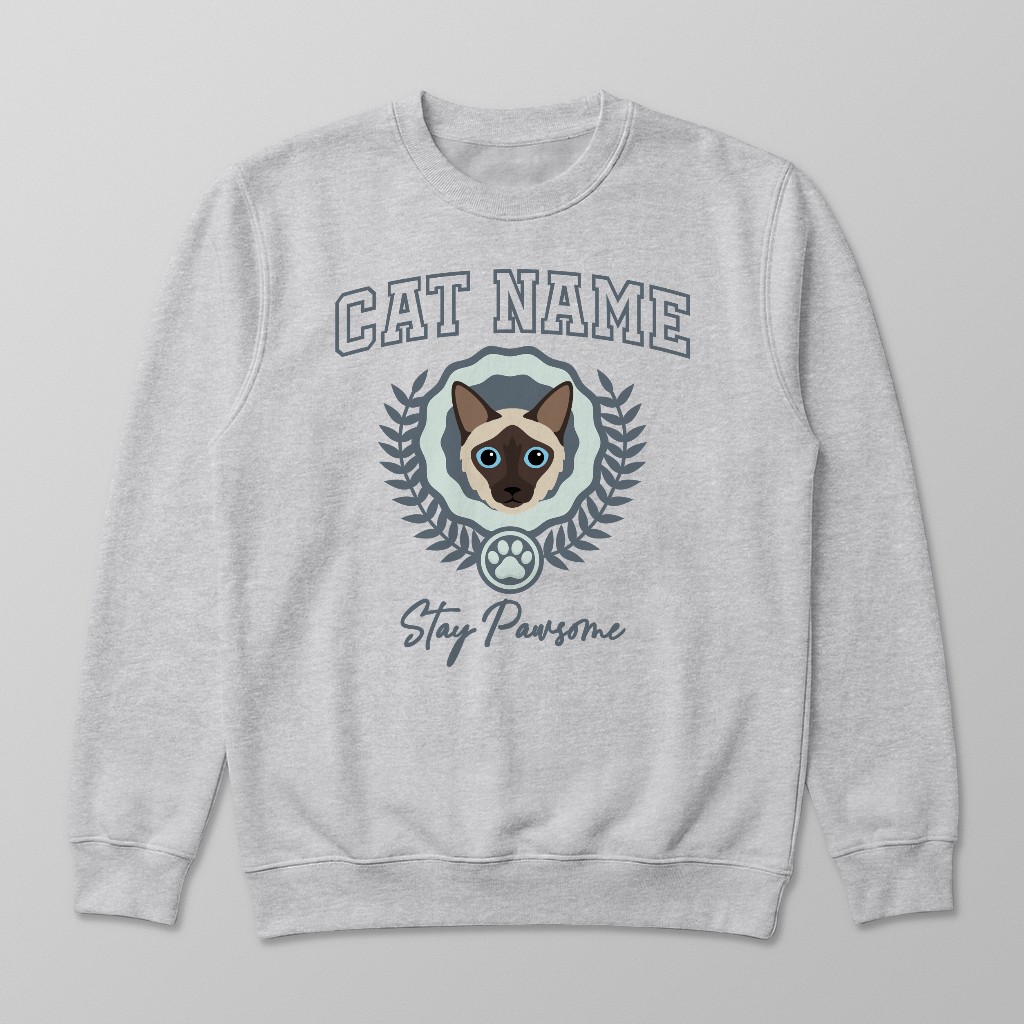Stay Pawsome: Personalized {breedFullName} Sweatshirt