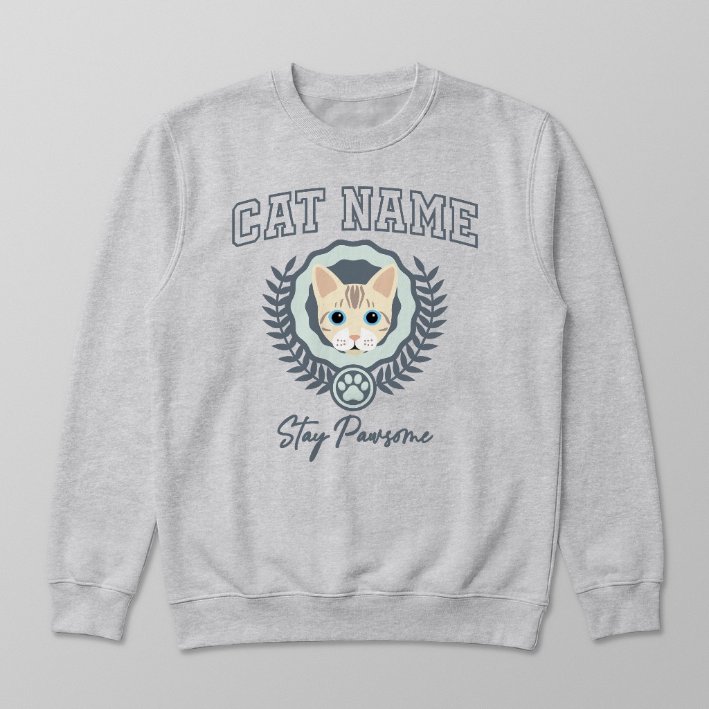 Stay Pawsome: Personalized {breedFullName} Sweatshirt