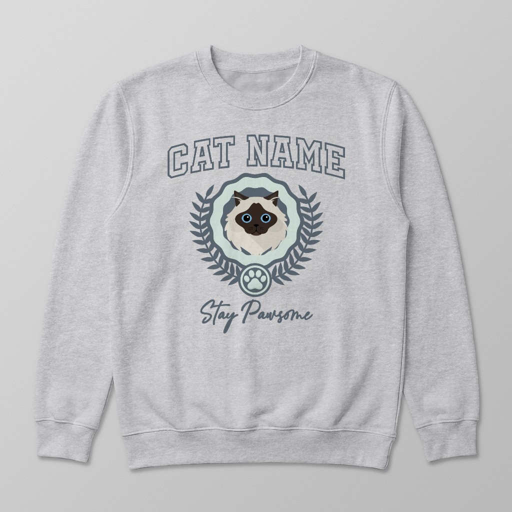 Stay Pawsome: Personalized {breedFullName} Sweatshirt