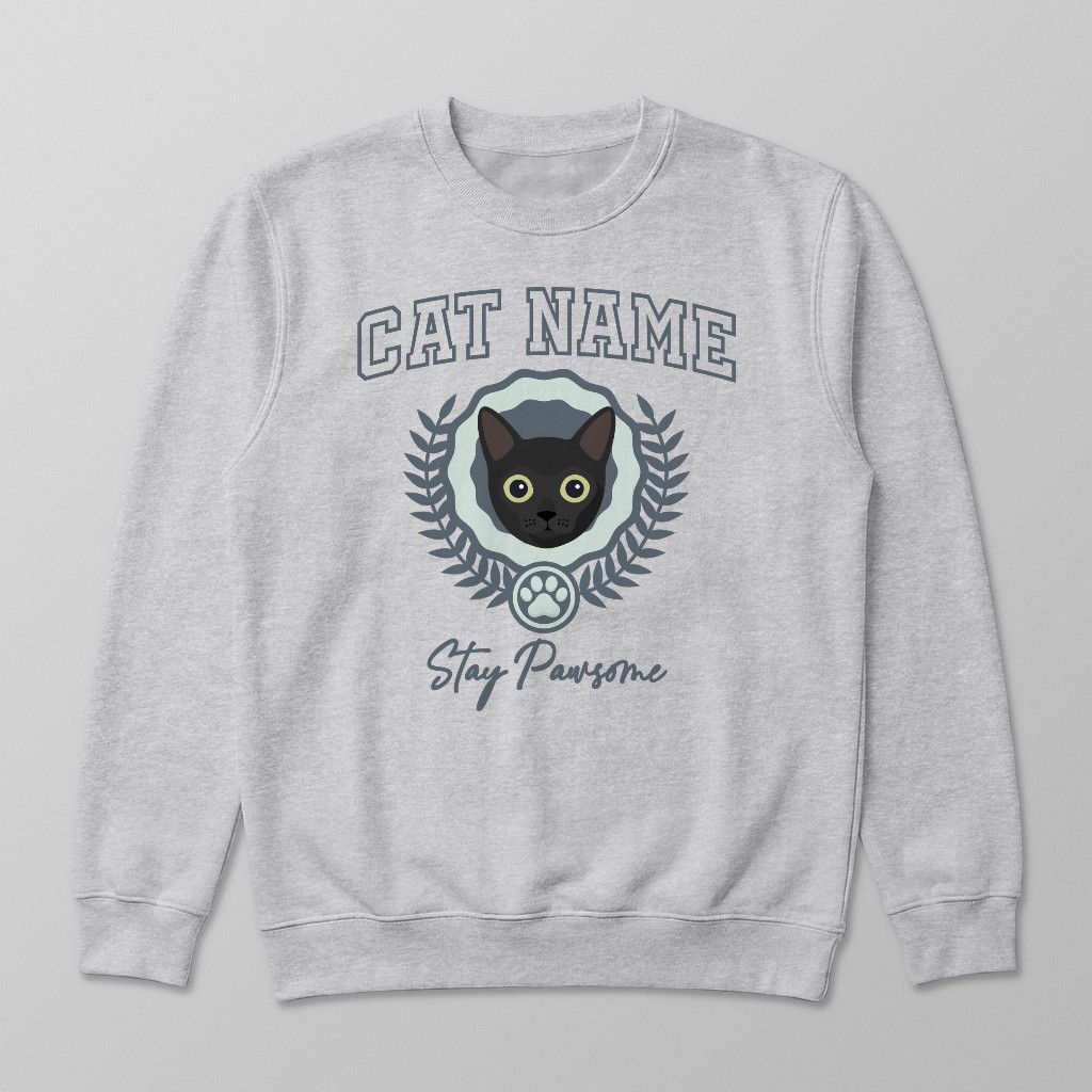 Stay Pawsome: Personalized {breedFullName} Sweatshirt