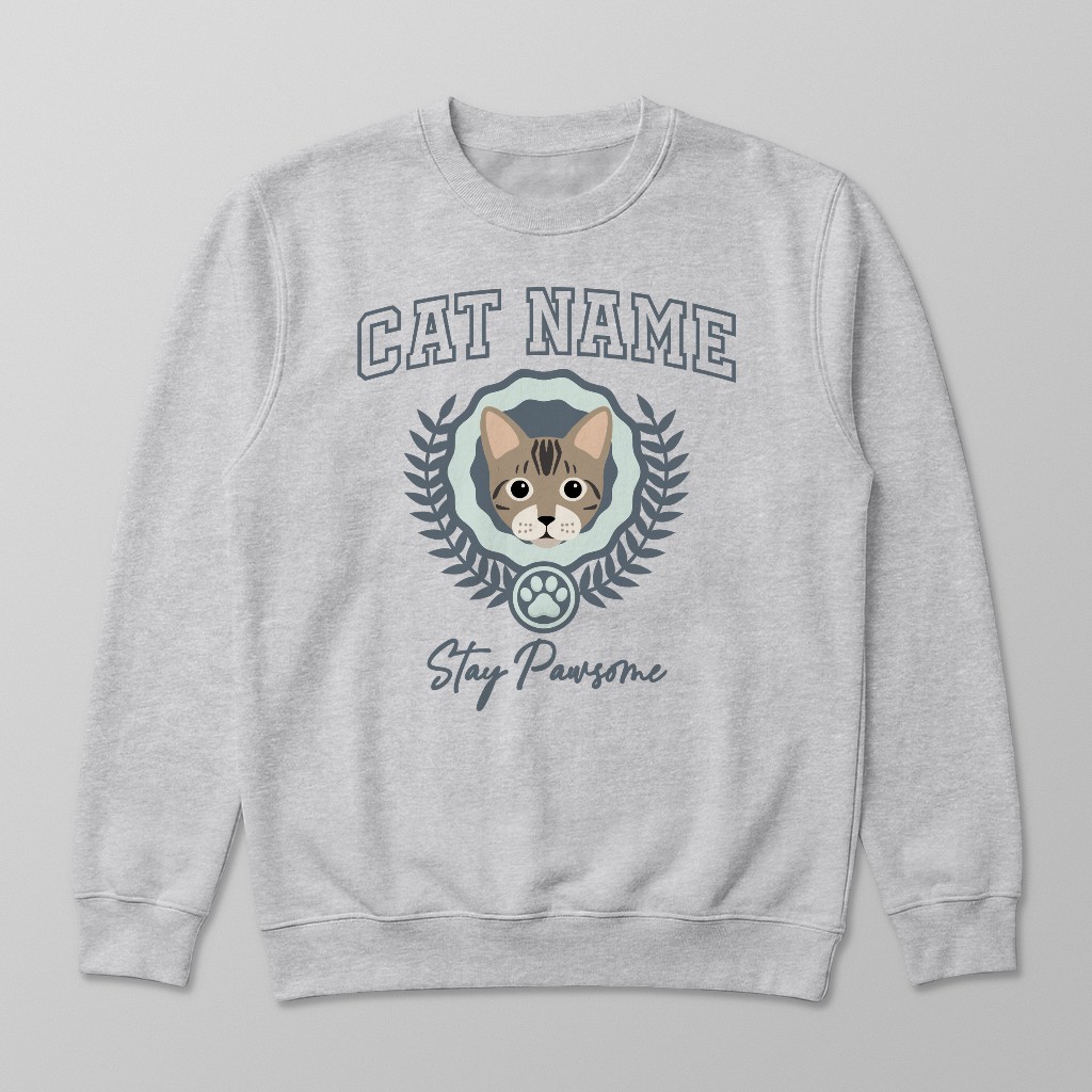 Stay Pawsome: Personalized {breedFullName} Sweatshirt