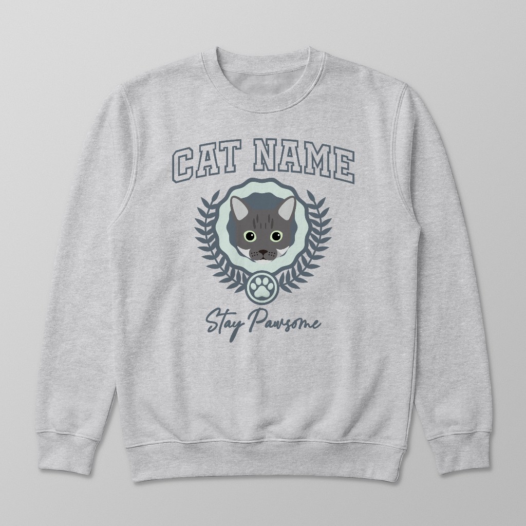 Stay Pawsome: Personalized {breedFullName} Sweatshirt