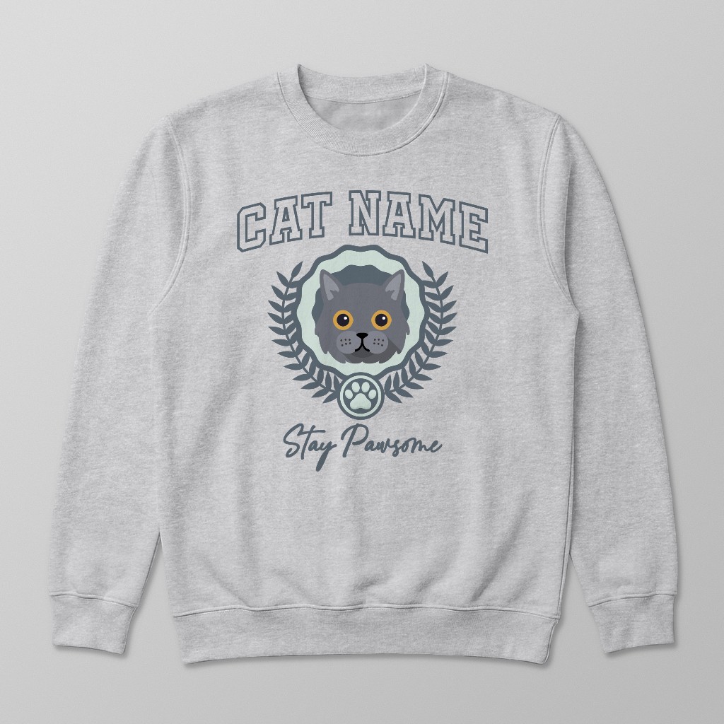 Stay Pawsome: Personalized {breedFullName} Sweatshirt