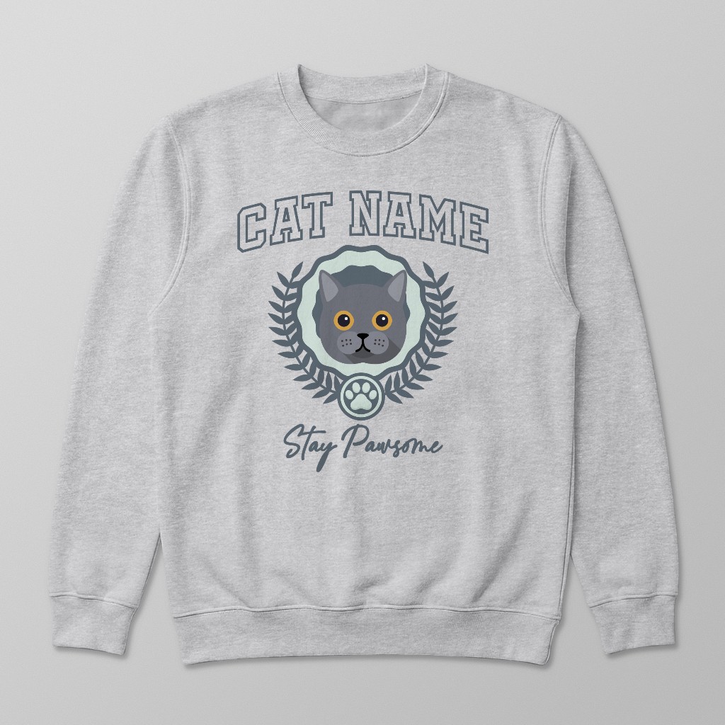 Stay Pawsome: Personalized {breedFullName} Sweatshirt