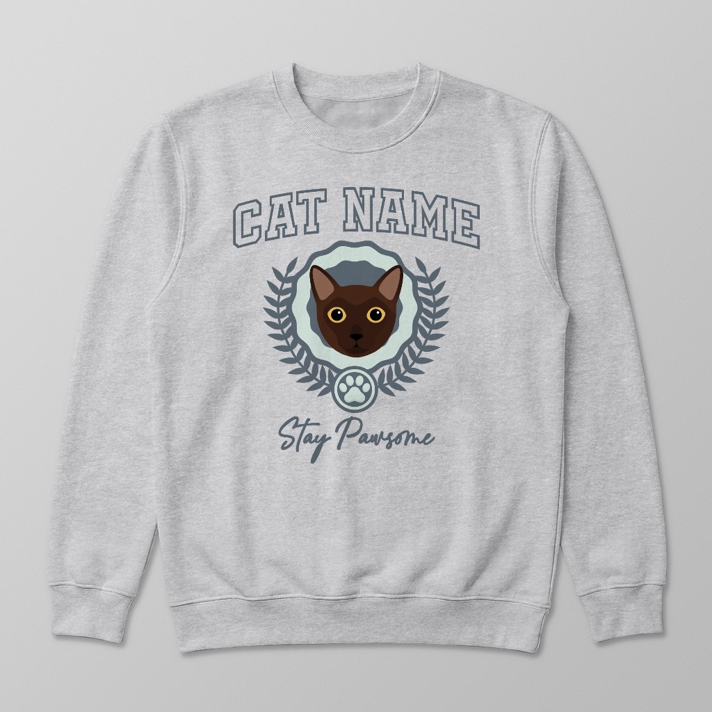 Stay Pawsome: Personalized {breedFullName} Sweatshirt