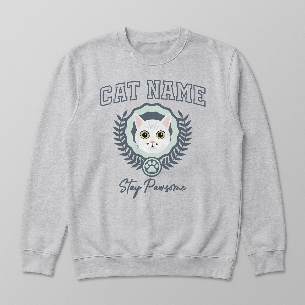 Stay Pawsome: Personalized {breedFullName} Sweatshirt