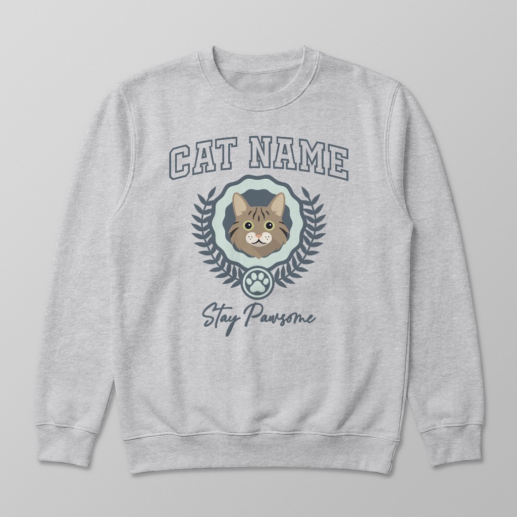 Stay Pawsome: Personalized {breedFullName} Sweatshirt