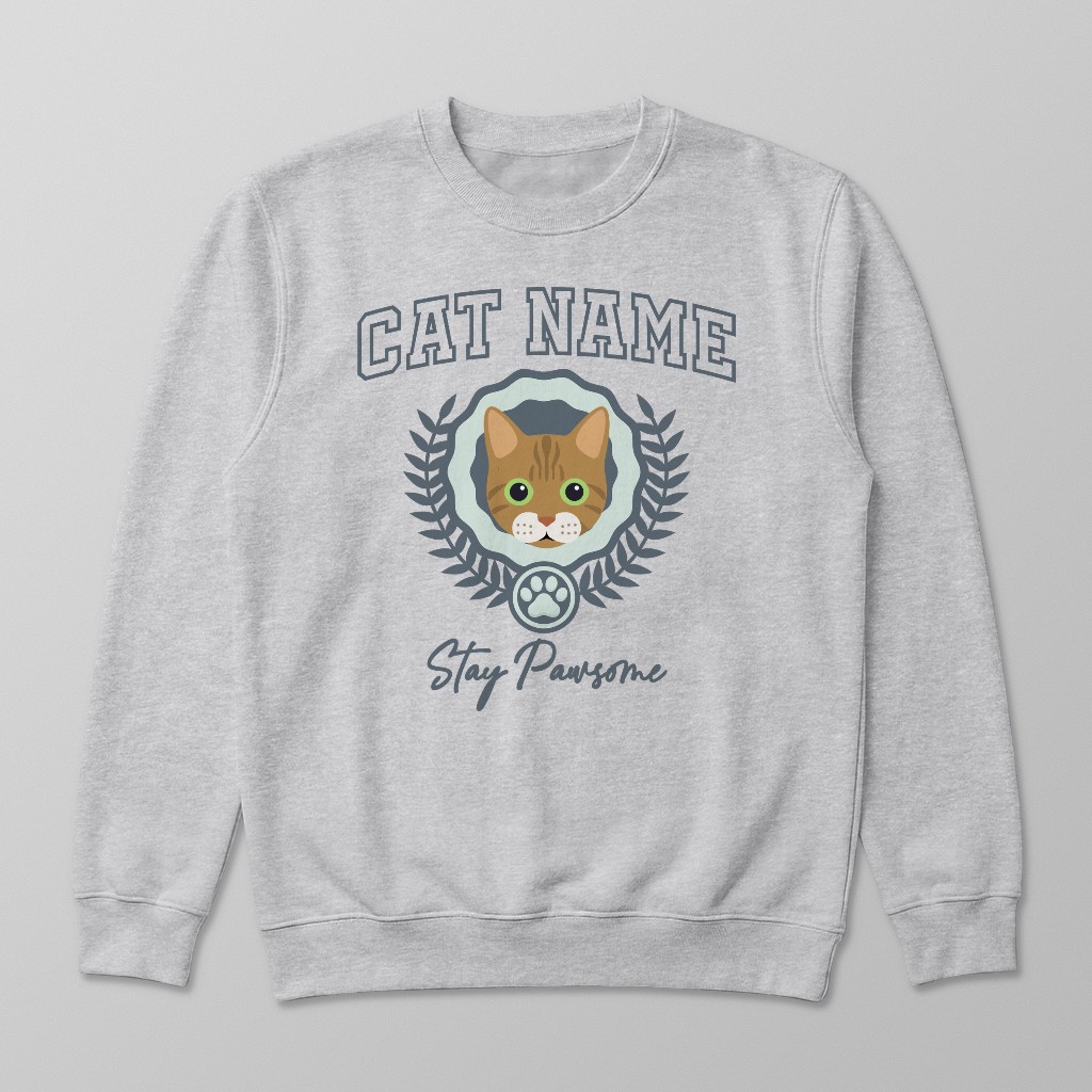 Stay Pawsome: Personalized {breedFullName} Sweatshirt