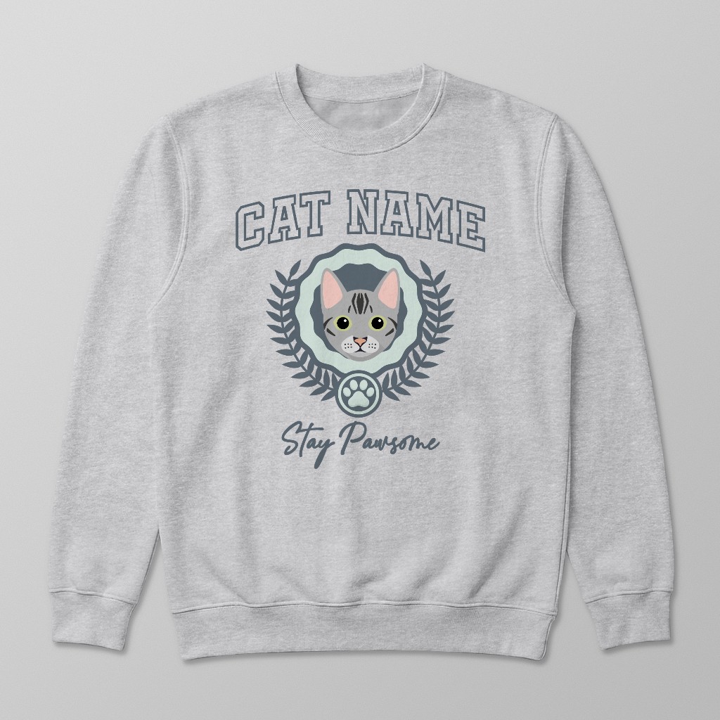 Stay Pawsome: Personalized {breedFullName} Sweatshirt