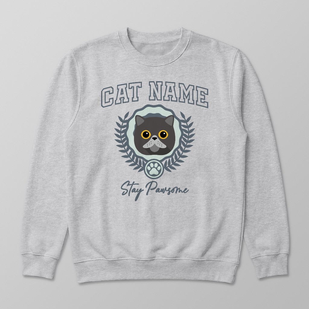 Stay Pawsome: Personalized {breedFullName} Sweatshirt