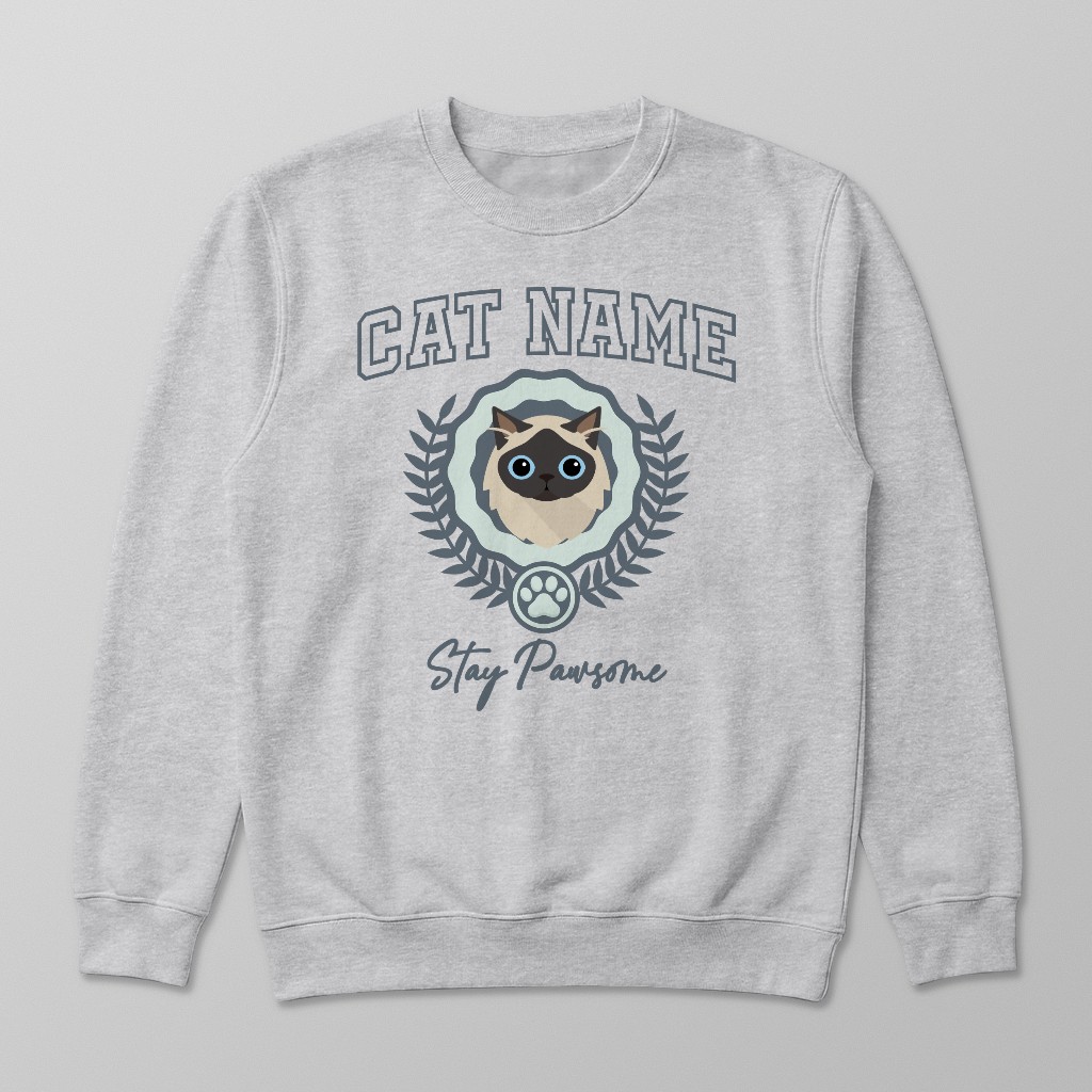 Stay Pawsome: Personalized {breedFullName} Sweatshirt