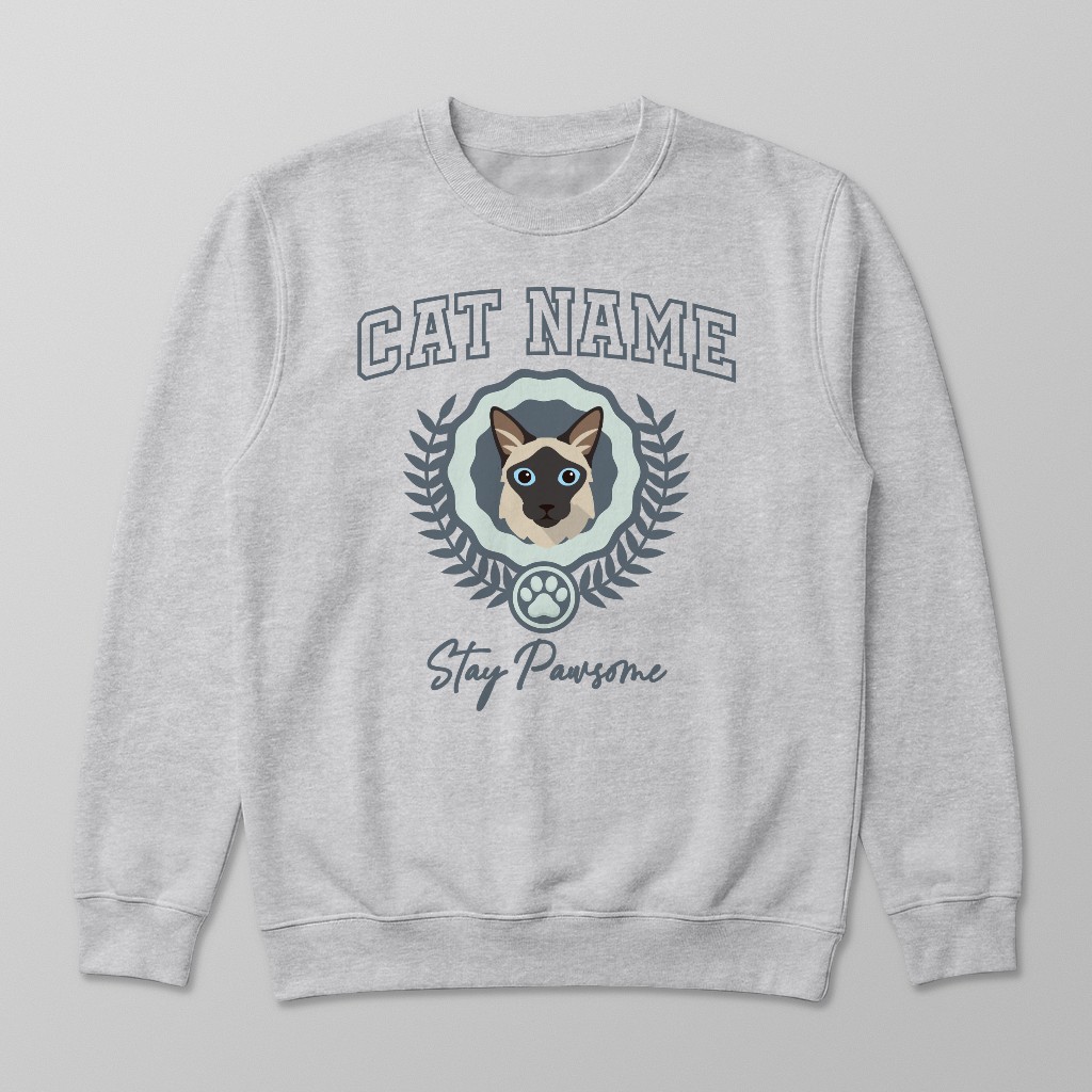 Stay Pawsome: Personalized {breedFullName} Sweatshirt