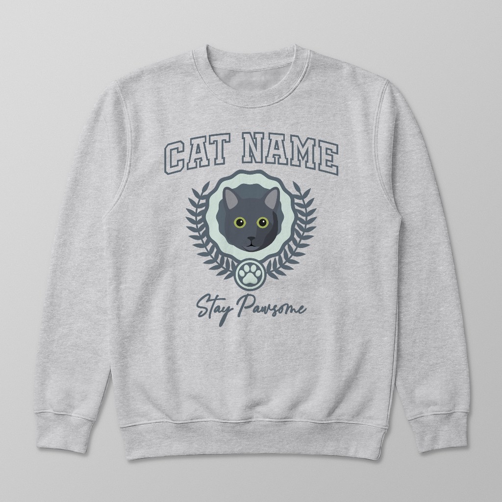 Stay Pawsome: Personalized {breedFullName} Sweatshirt