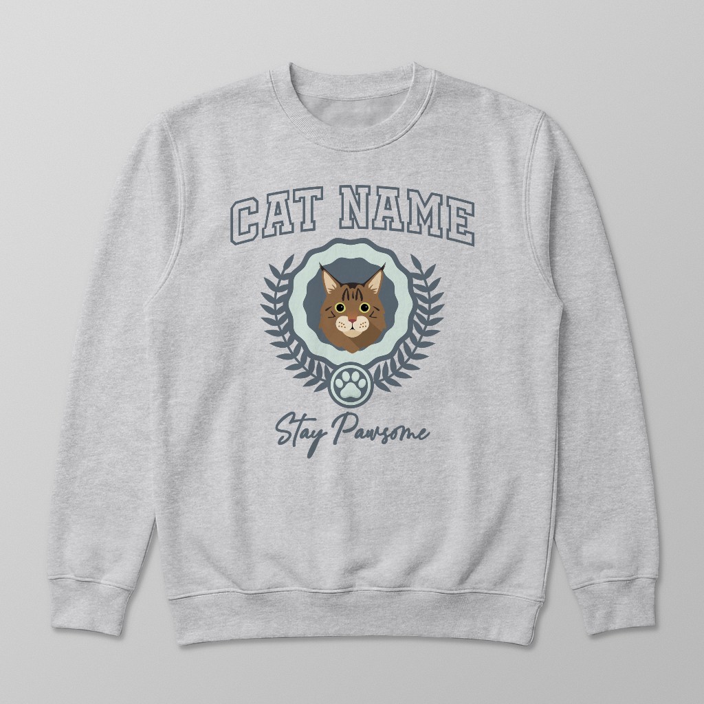 Stay Pawsome: Personalized {breedFullName} Sweatshirt