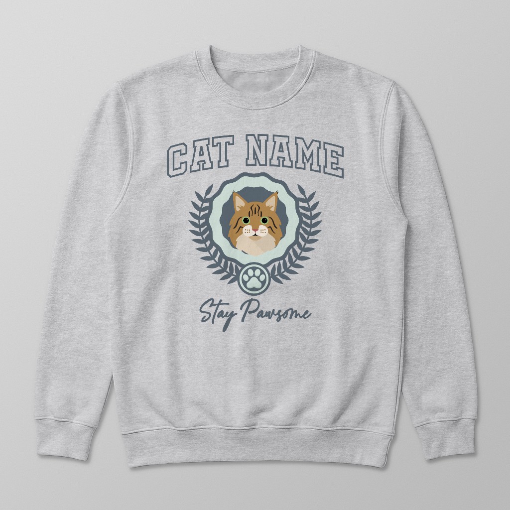 Stay Pawsome: Personalized {breedFullName} Sweatshirt