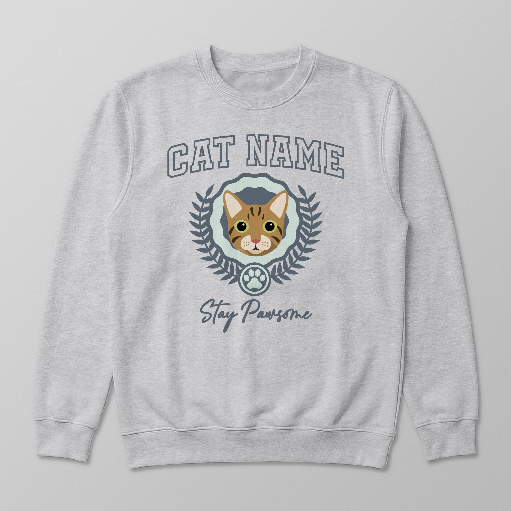 Stay Pawsome: Personalized {breedFullName} Sweatshirt