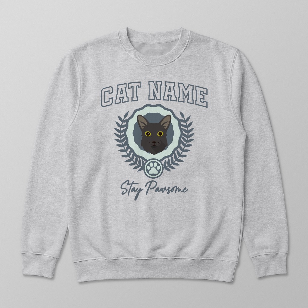 Stay Pawsome: Personalized {breedFullName} Sweatshirt