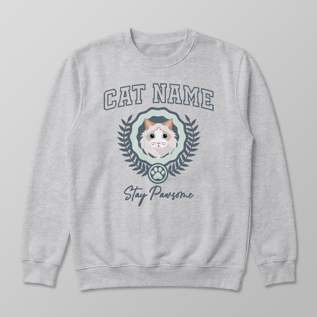 Stay Pawsome: Personalized {breedFullName} Sweatshirt