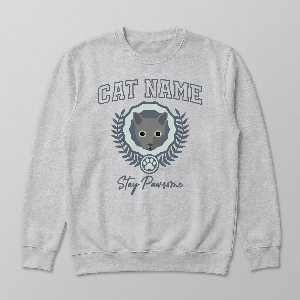 Stay Pawsome: Personalized {breedFullName} Sweatshirt