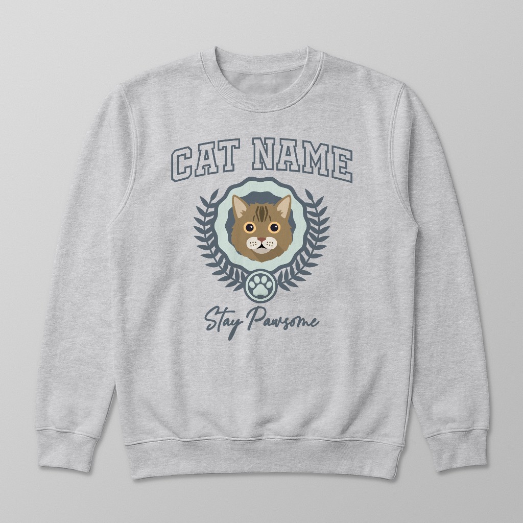 Stay Pawsome: Personalized {breedFullName} Sweatshirt