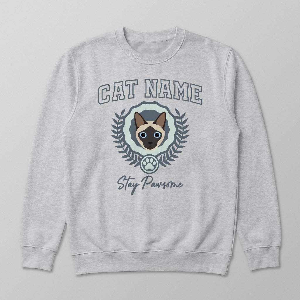 Stay Pawsome: Personalized {breedFullName} Sweatshirt