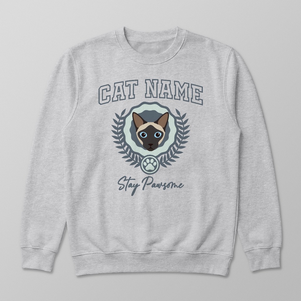 Stay Pawsome: Personalized {breedFullName} Sweatshirt