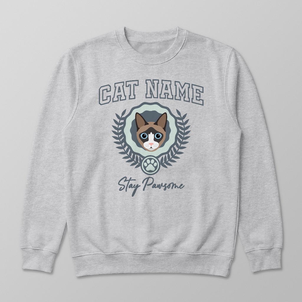 Stay Pawsome: Personalized {breedFullName} Sweatshirt