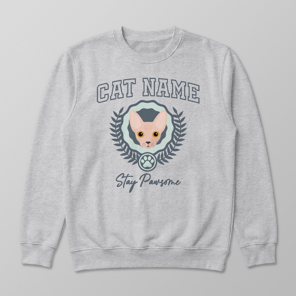 Stay Pawsome: Personalized {breedFullName} Sweatshirt