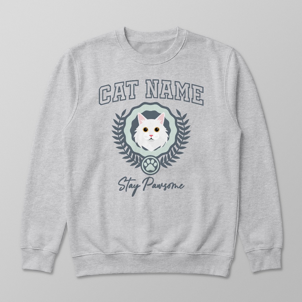 Stay Pawsome: Personalized {breedFullName} Sweatshirt