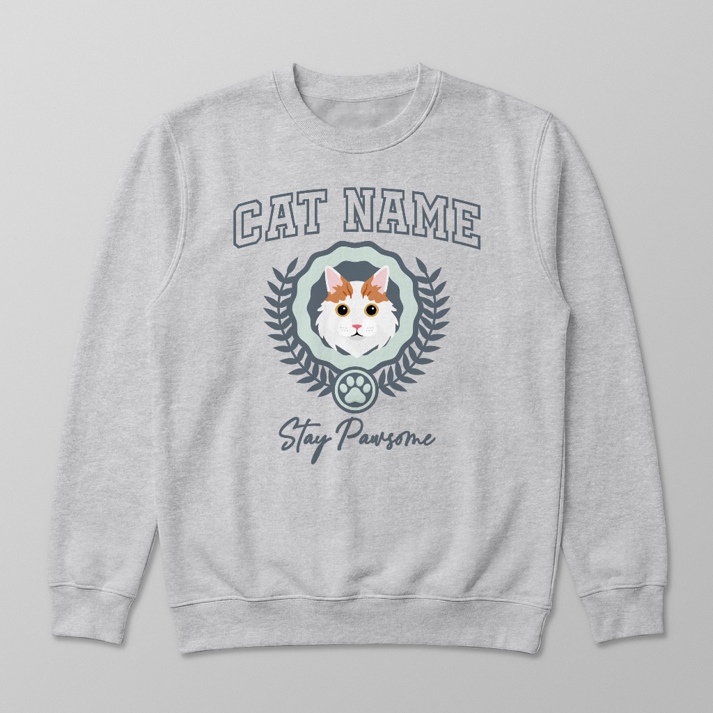 Stay Pawsome: Personalized {breedFullName} Sweatshirt
