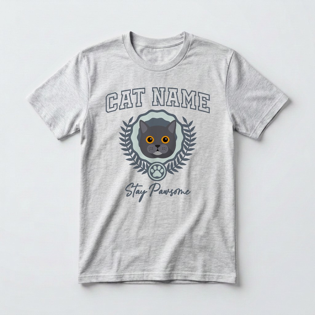 Stay Pawsome: Personalized {breedFullName} T-Shirt