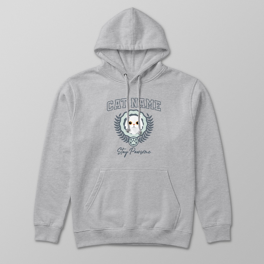 Stay Pawsome: Personalized {breedFullName} Hoodie