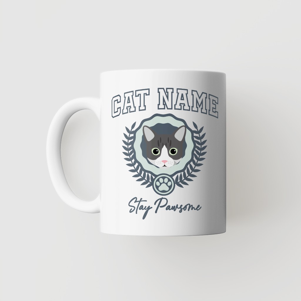 Stay Pawsome: Personalized {breedFullName} Mug