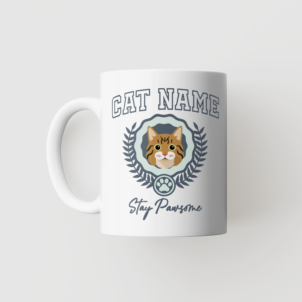Stay Pawsome: Personalized {breedFullName} Mug
