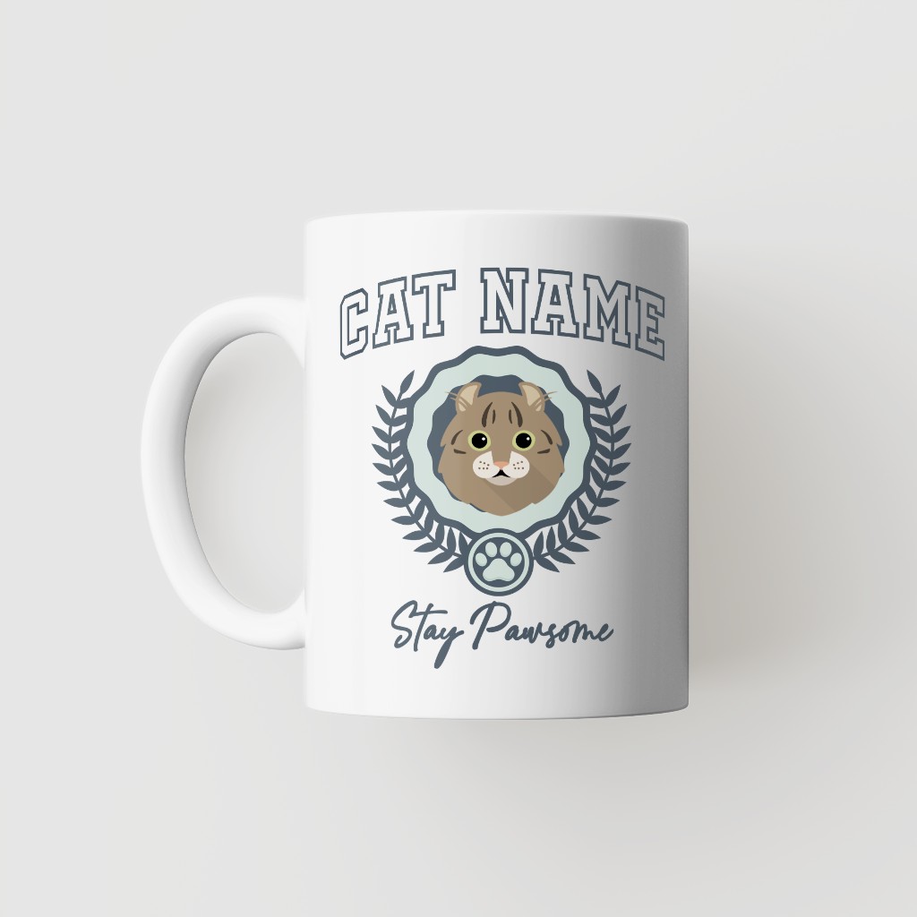 Stay Pawsome: Personalized {breedFullName} Mug