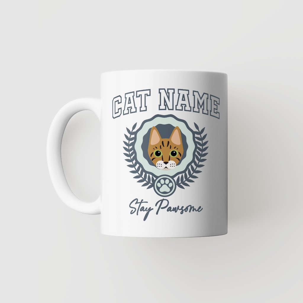 Stay Pawsome: Personalized {breedFullName} Mug