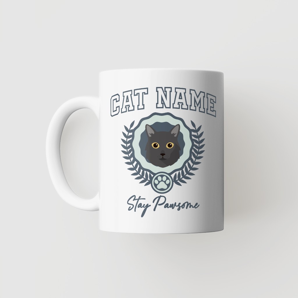 Stay Pawsome: Personalized {breedFullName} Mug