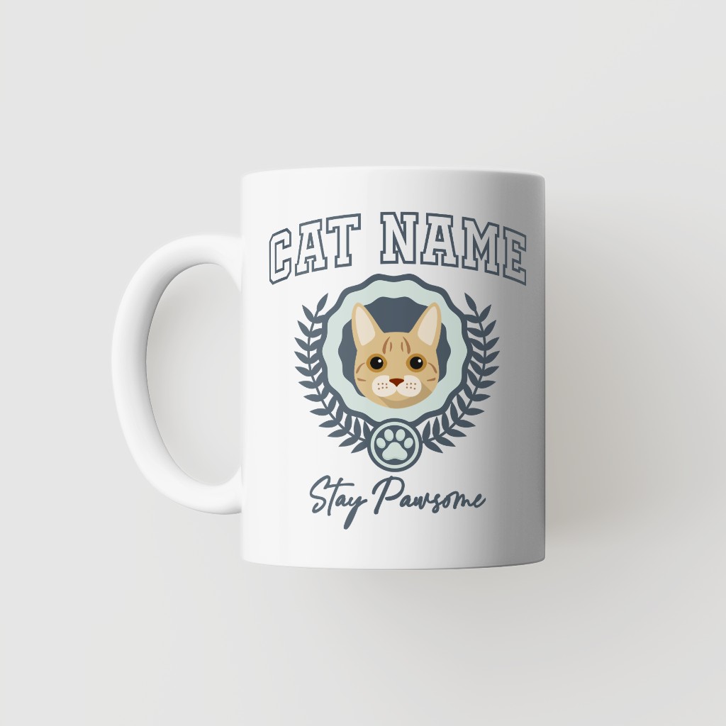 Stay Pawsome: Personalized {breedFullName} Mug