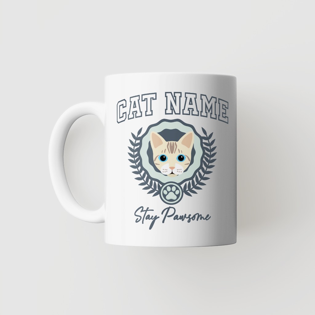 Stay Pawsome: Personalized {breedFullName} Mug