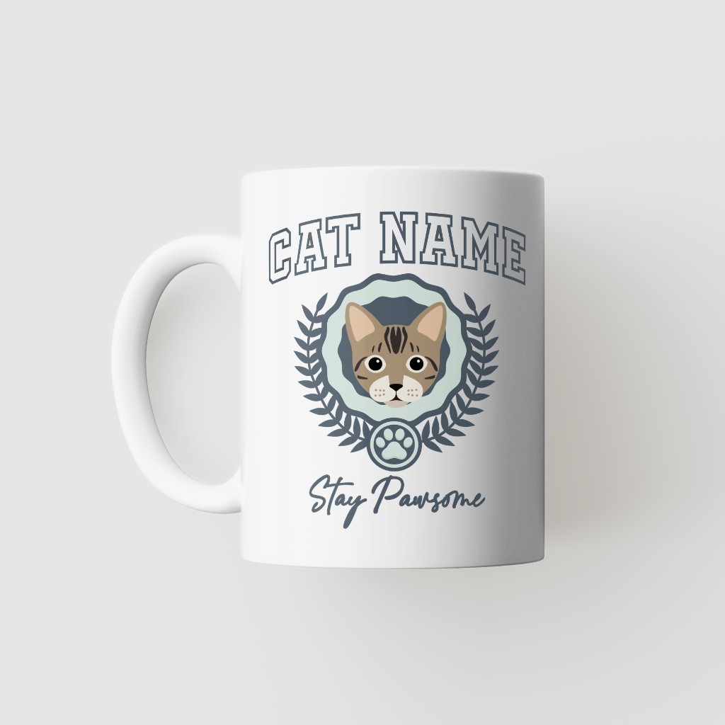 Stay Pawsome: Personalized {breedFullName} Mug