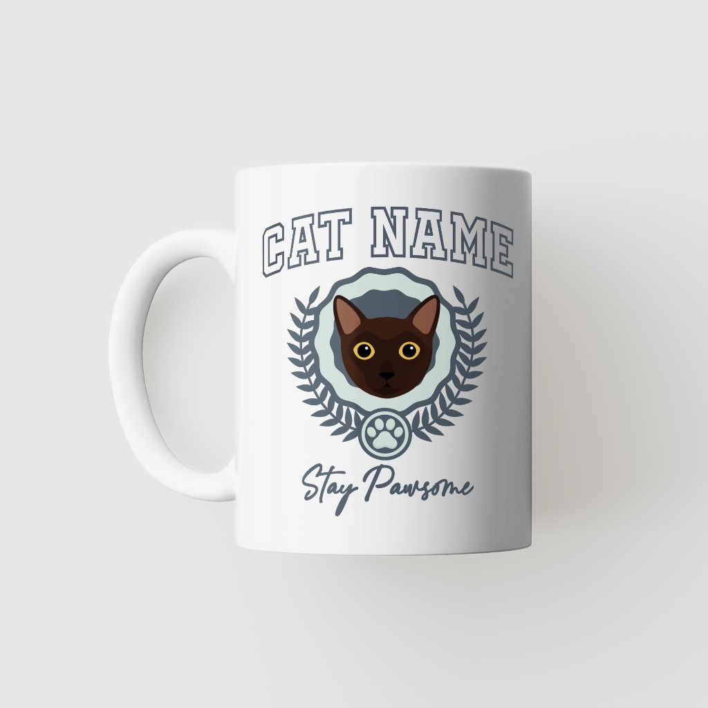 Stay Pawsome: Personalized {breedFullName} Mug
