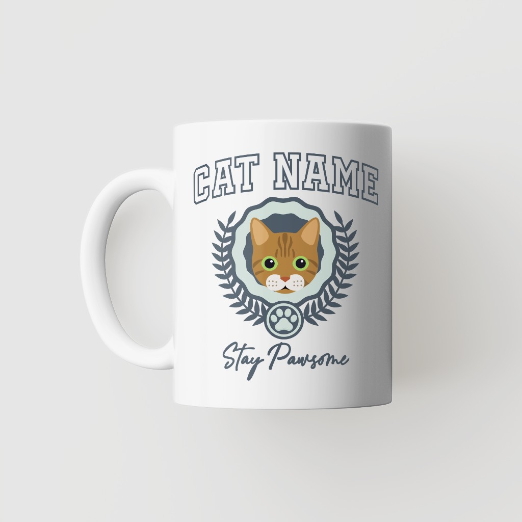 Stay Pawsome: Personalized {breedFullName} Mug