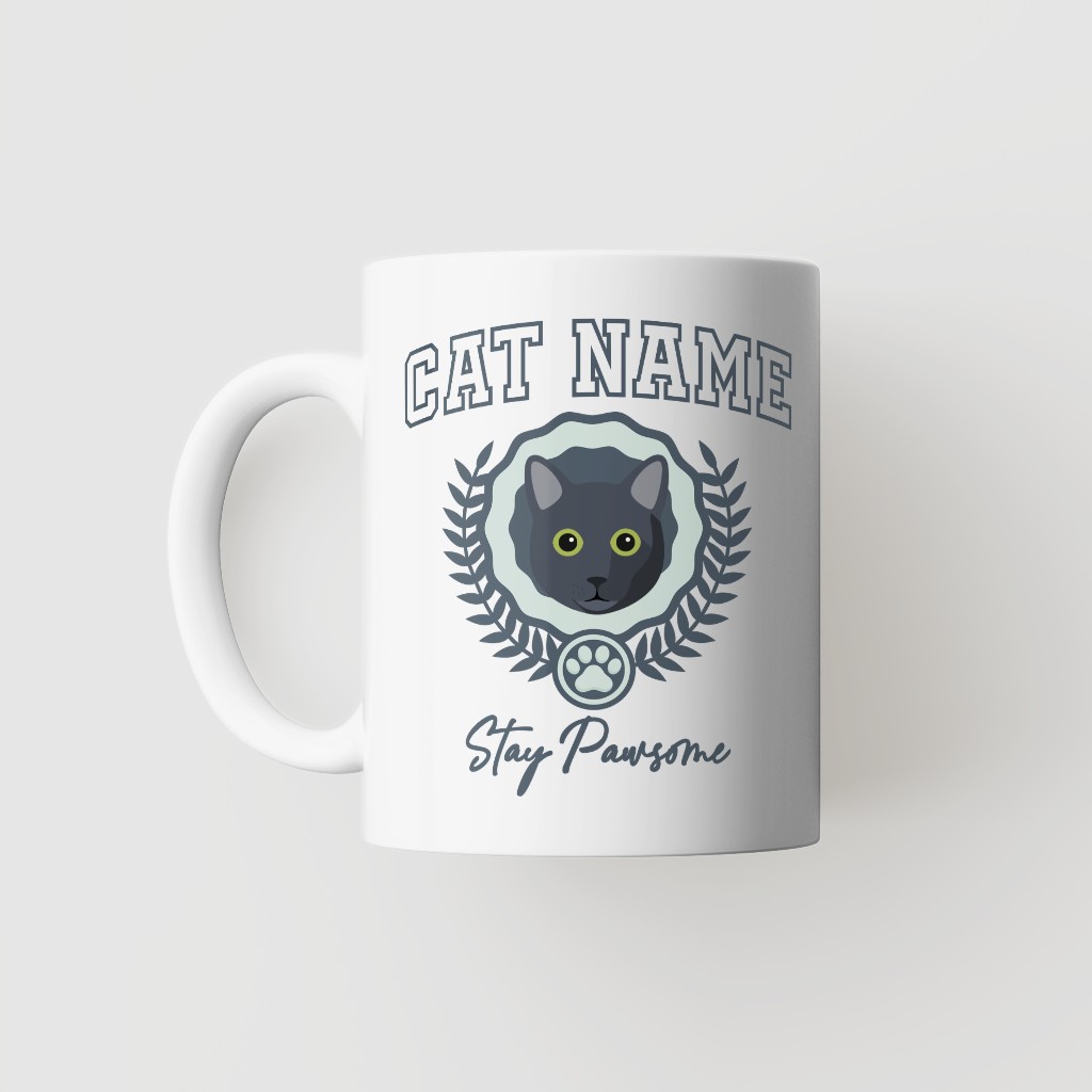 Stay Pawsome: Personalized {breedFullName} Mug