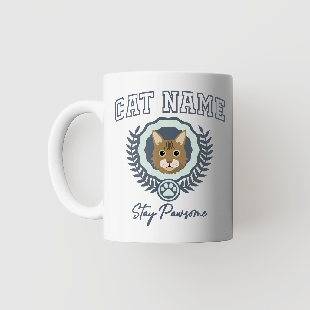 Stay Pawsome: Personalized {breedFullName} Mug