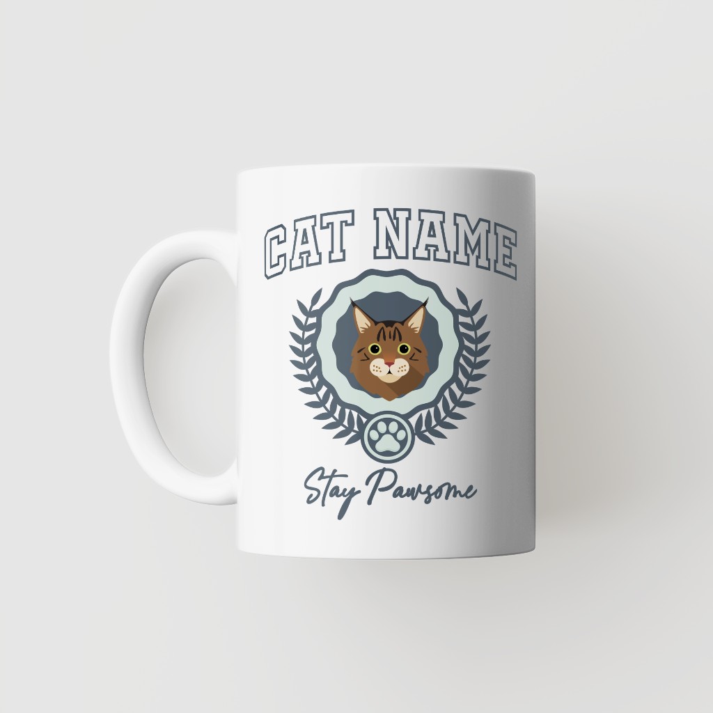 Stay Pawsome: Personalized {breedFullName} Mug