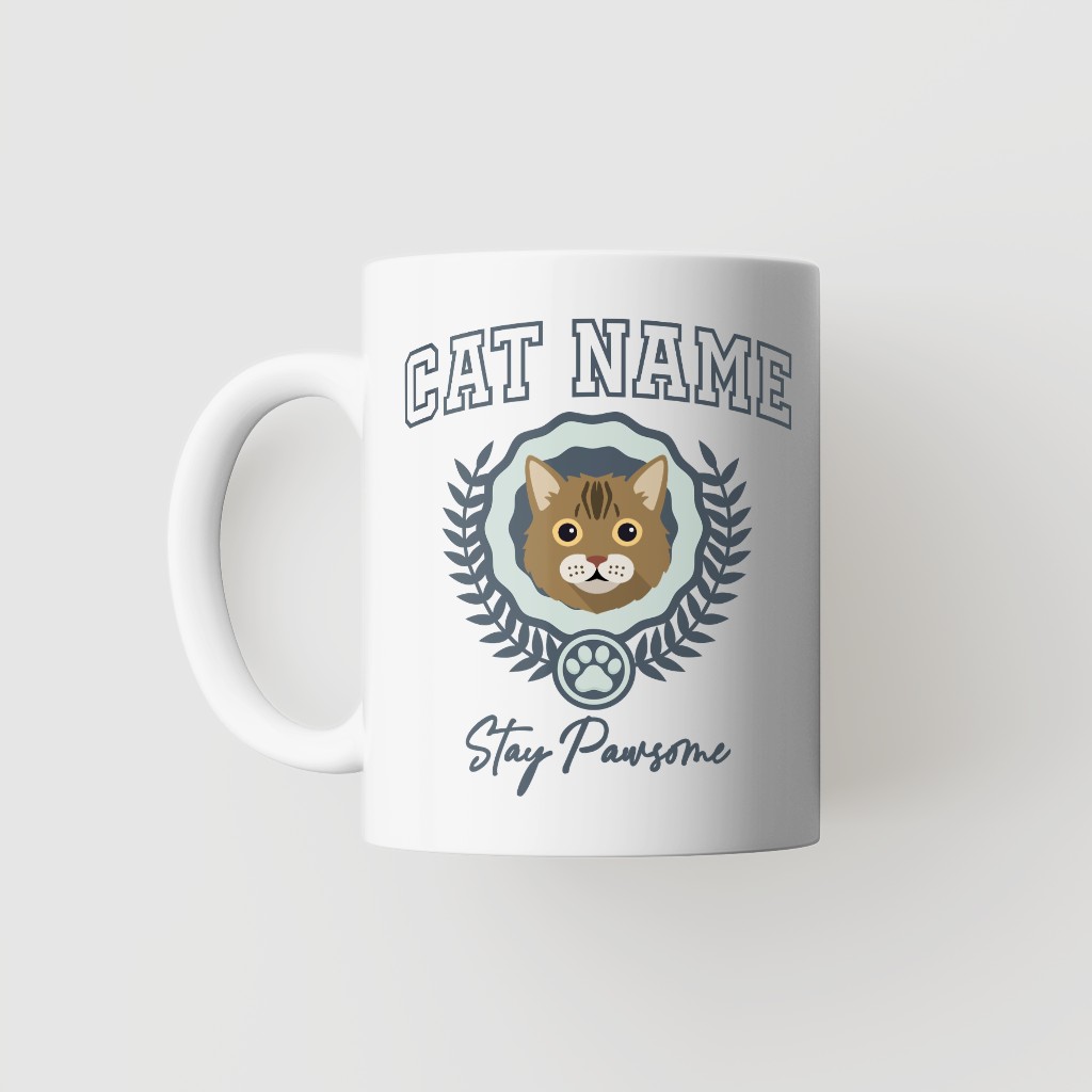 Stay Pawsome: Personalized {breedFullName} Mug