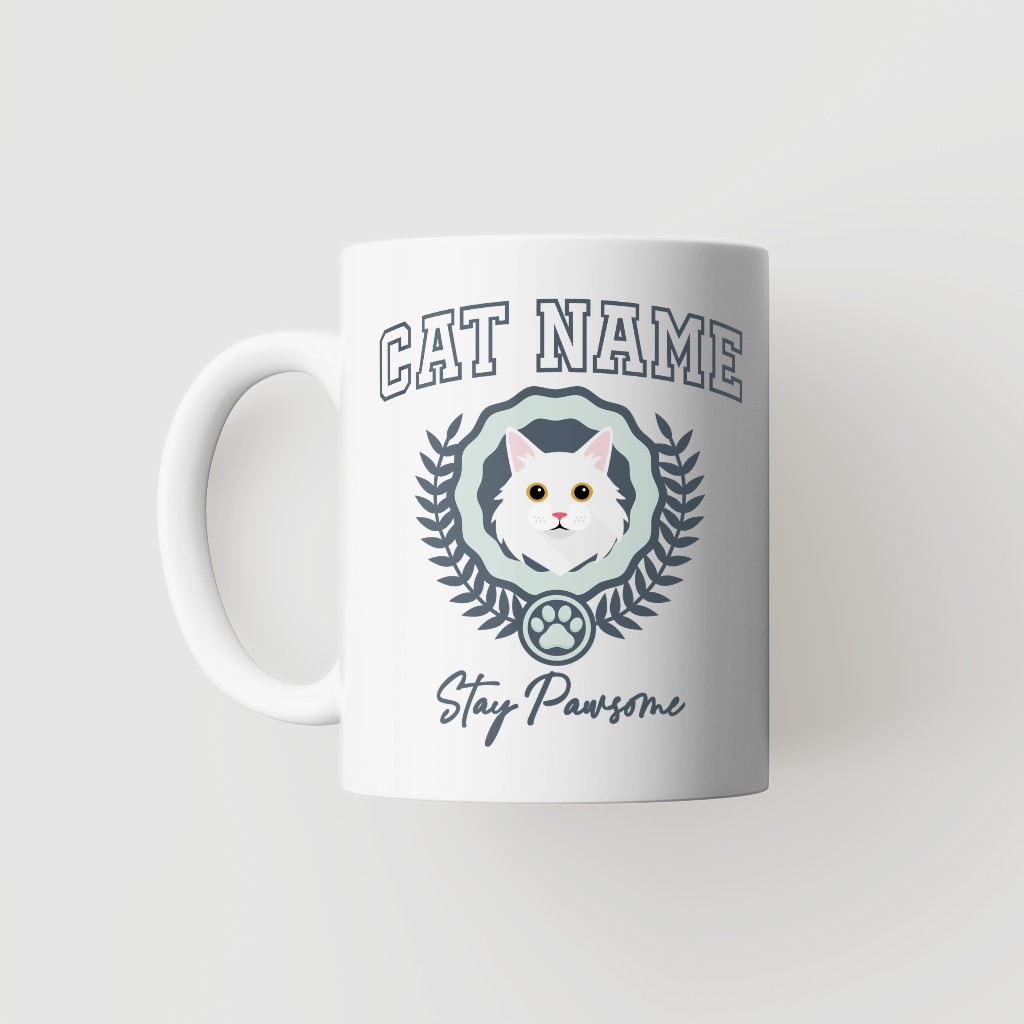 Stay Pawsome: Personalized {breedFullName} Mug