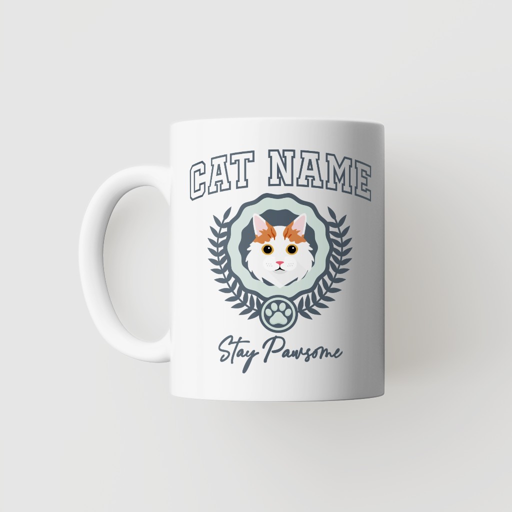 Stay Pawsome: Personalized {breedFullName} Mug