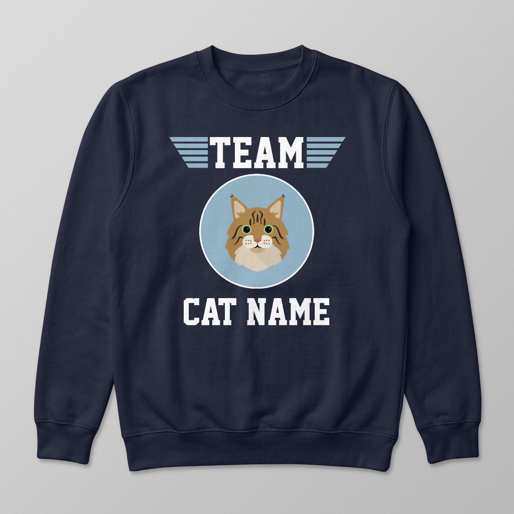 Personalized Norwegian Forest Cat Sweatshirts